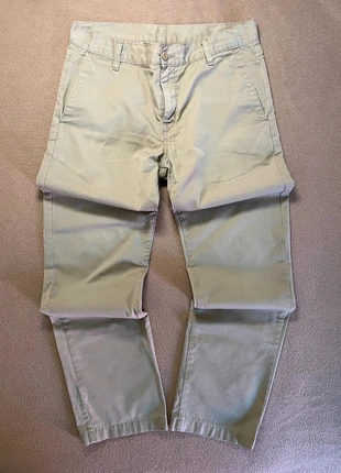 Chino Carhartt Beige Station Pant -Taille 31x34, marke: Carhartt, zustand: Sehr gut, größe: M, 10,00 €, 11,20 € inklusive Vinted-Käuferschutz