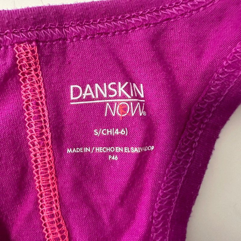 Danskin Yoga Top Namaste Athletic Sporty Athleisure Purple Pink Size Small 4