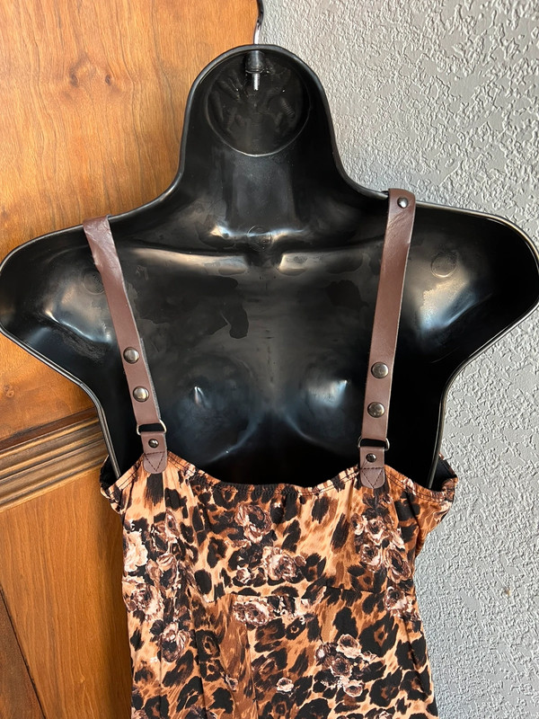 NWT Fresh of LA Leopard Animal Print Maxi Dress size XL! 5