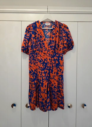 Retro&Icone Kleid | Orange Blau | Neu ohne Etikett | Größe S, marke: Retro & Icone, zustand: Neu, größe: S / 36 / 8, 6,00 €, 7,00 € inklusive Vinted-Käuferschutz