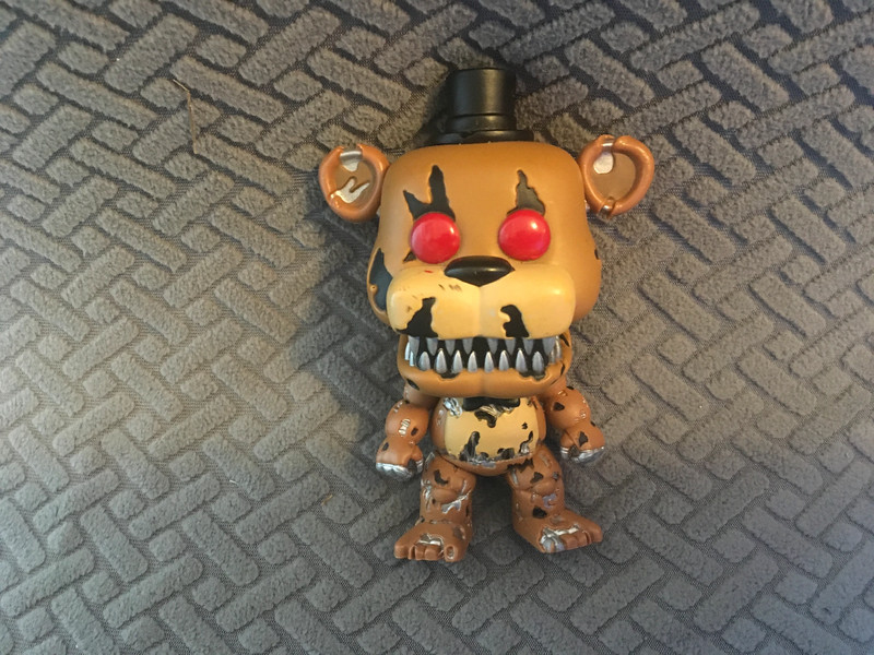 Fnaf five nights at Freddys Funko pop nightmare Freddy figure 1