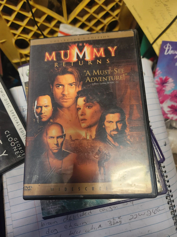 The mummy returns dvd