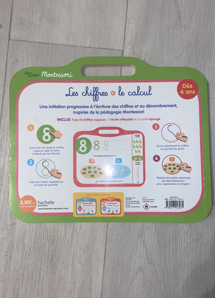 Mon Ardoise Montessori Les Chiffres et le Calcul Dès 4 Ans