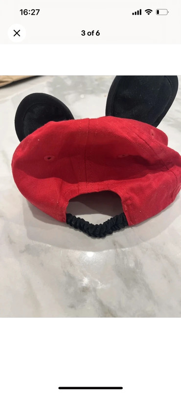 Disney by Primark Baby Cap Mickey Mouse Red 3 6 months