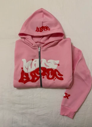 Sweat à capuche et zip y 2k rose homme taille M neuf (S039), brand: y2k, condition: New without tags, size: M, €25.00, €26.95 includes Buyer Protection