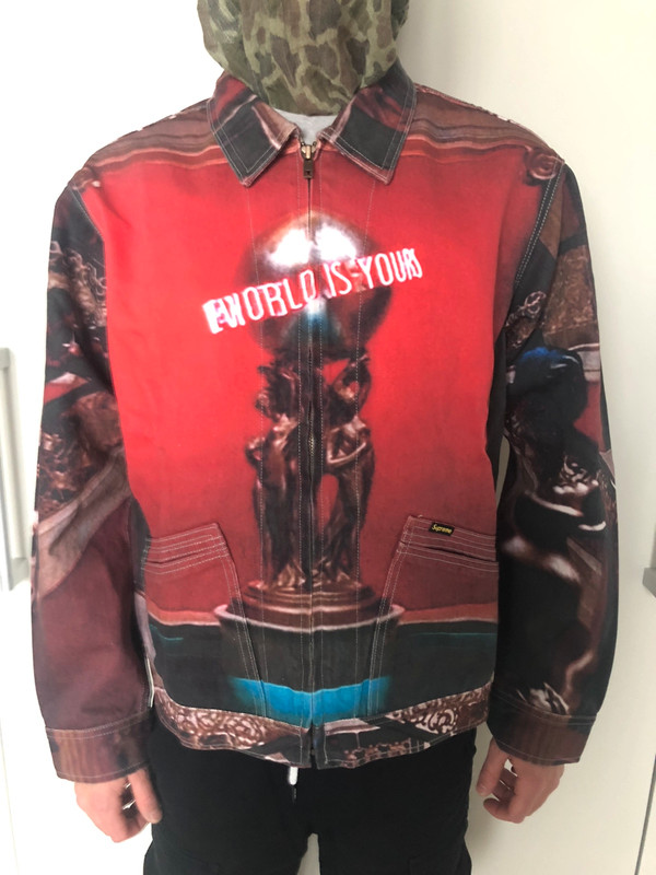 Supreme X Scarface The World is Yours Denim Jacket M Vinted