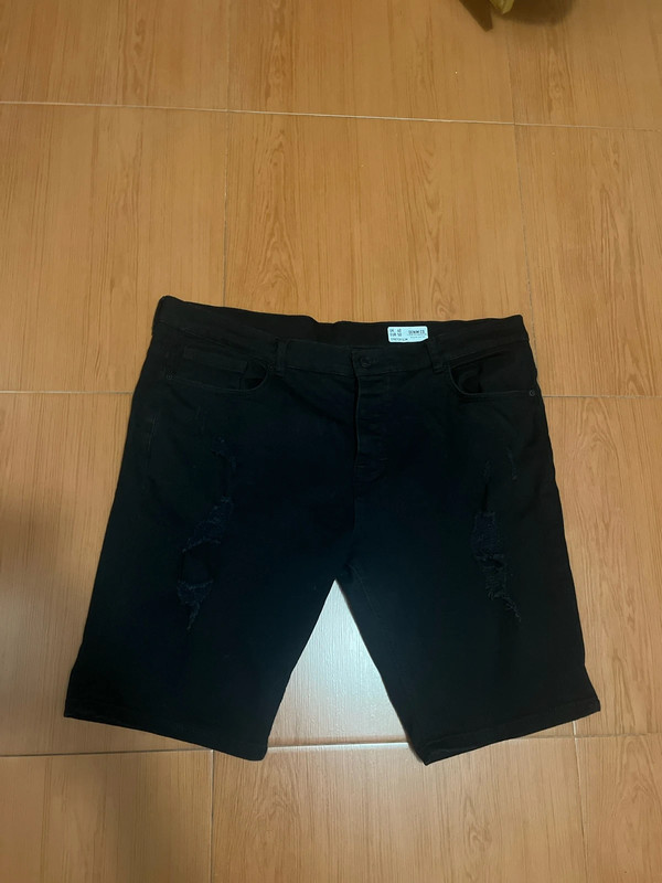 Pantalones vaqueros cortos negros Denim Co 1