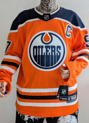 Maillot de hockey sur glace oilers Edmonton mcdavid Connor, brand: Fanatics, condition: New with tags, size: L, €159.00, €167.65 includes Buyer Protection Pro