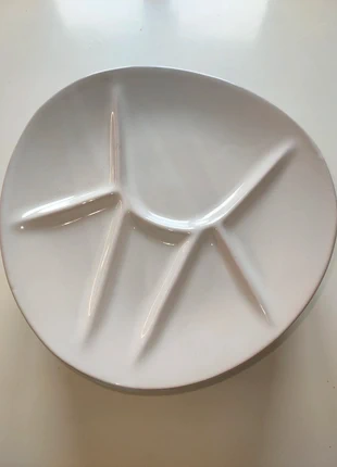 Lot 6 Assiettes compartimentée Céramique à Fondue 🫕, marque: Selency, état: Très bon état, 15,00 €, 16,45 € Protection acheteurs incluse