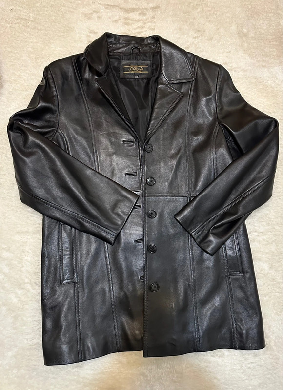 Black Faux Leather Jacket 2