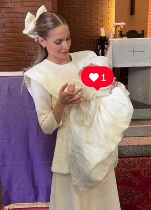 Vestido blanco roto tipo traje - estilo Papirusa (Mariquita Trasquilá), condition: New without tags, size: S / 36 / 8, €75.00, €79.45 includes Buyer Protection