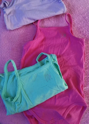 Lot body bretelle 9 mois, marque: Orchestra, état: Très bon état, taille: 6-9 mois / 68 cm, 2,00 €, 2,80 € Protection acheteurs incluse