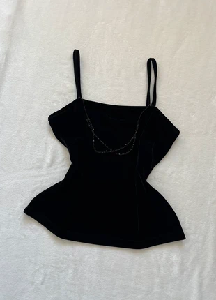 velvet black tank top, brand: Vintage Dressing, condition: Very good, size: L / 40 / 12, €16.00, €17.50 includes Buyer Protection
