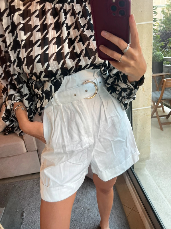 Short taille haute zara 2