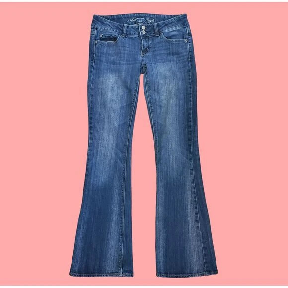 Vintage Y2K American Eagle Low Rise Flare Jeans 2