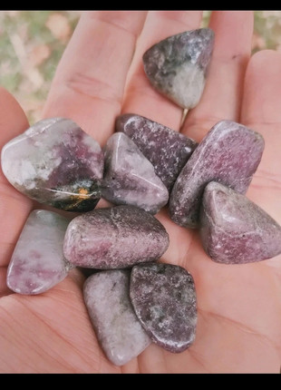 Une lépidolite roulée, état: Neuf avec étiquette, 2,50 €, 3,33 € Protection acheteurs incluse