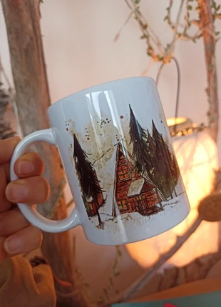 Mug ''Chalet de montagne'', état: Très bon état, 12,00 €, 13,30 € Protection acheteurs incluse