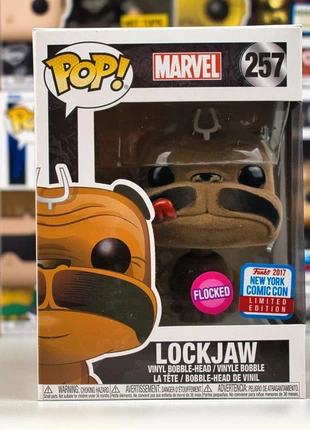 🎯 Funko Pop! Marvel – Inhumans – Lockjaw (Flocked) #257 – NYCC, marque: Funko Pop, état: Très bon état, taille: Taille unique, 47,00 €, 50,05 € Protection acheteurs incluse