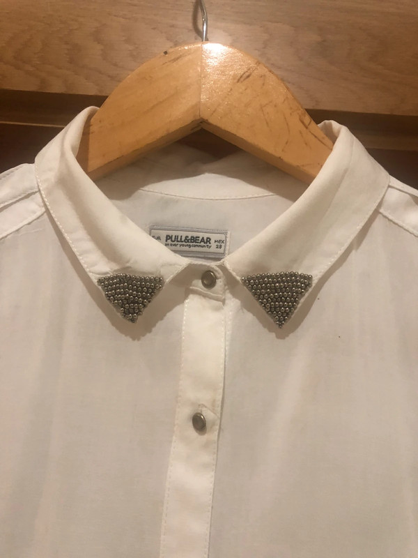 Camisa branca pull&bear 2