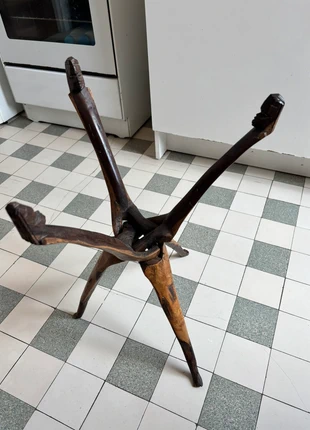 Trépied table ou bol deco vintage africain sculpté main, marque: Tribal, état: Très bon état, 11,00 €, 12,25 € Protection acheteurs incluse