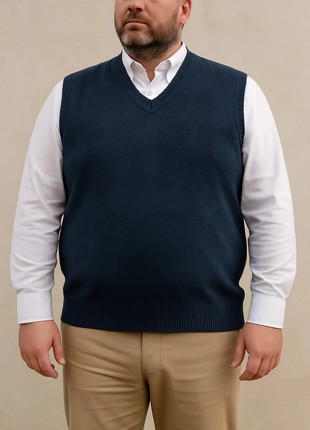 Débardeur sans manches Polo Golf Ralph Lauren | Maille losange texturée | Bleu marine | XXL Homme, brand: Ralph Lauren, condizioni: Ottime, taglia: XXL, €22.00, €23.80 include la Protezione acquisti Pro