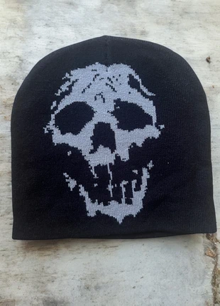Y2K Skull Beanie – Black White Knit Hat Grunge Streetwear Retro Aestheti, brand: Sonstiges, condizioni: Nuovo senza cartellino, taglia: Taglia unica, €15.00, €16.45 include la Protezione acquisti