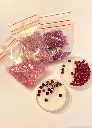 Lot de perles tons rose, condizioni: Nuovo senza cartellino, €4.00, €4.90 include la Protezione acquisti