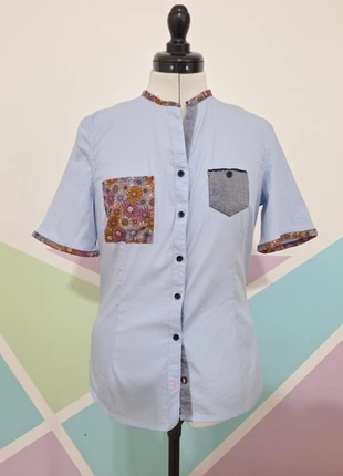 Chemise réinventée, marque: Cache Cache, état: Très bon état, taille: M / 38 / 10, 35,00 €, 37,45 € Protection acheteurs (Pro) incluse