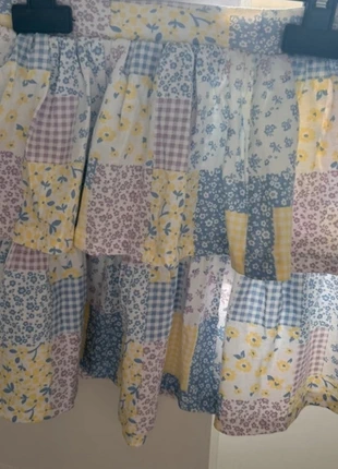 . Girls Patchwork Skirt Age 7 Years – Floral & Gingham, Summer Style, brand: Dunnes Stores, condition: Very good, size: 7 years / 122 cm, €2.00, €2.80 includes Buyer Protection