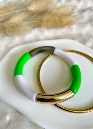 Bracelet perle tubes, marque: Boutique Parisienne, état: Neuf avec étiquette, 10,00 €, 11,20 € Protection acheteurs incluse