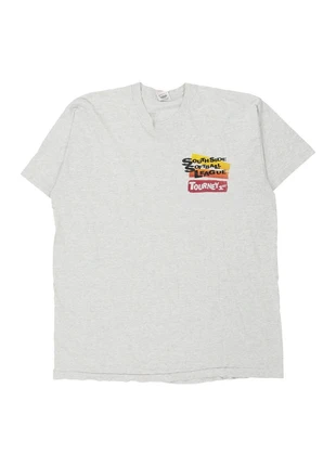 Fruit Of The Loom Graphic T-Shirt - 2xl Grey Cotton, brand: Fruit of the Loom, condition: Good, size: XXL, £24.99, £26.94 includes Buyer Protection Pro