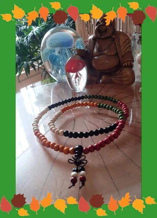 📿 Mala en bois multicolore –  Zen & Bohème, marque: Spirituel, état: Neuf sans étiquette, 9,00 €, 10,15 € Protection acheteurs incluse