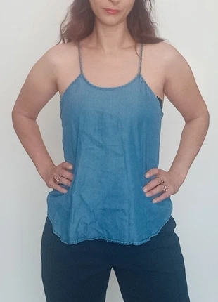 Top fluide effet jean taille unique, marca: YMHY, estado: Muy bueno, tamaño: Talla única, 5,00 €, 5,95 € Protección al comprador Pro incluida