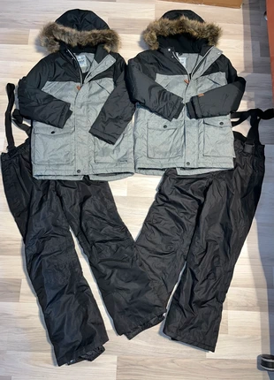 Schneeanzug Skianzug Winteranzug Winterjacke Skihose Fell-Kapuze Zwillinge Gr. 146, brand: Yigga, condizioni: Ottime, taglia: 11 anni / 146 cm, €50.00, €53.20 include la Protezione acquisti