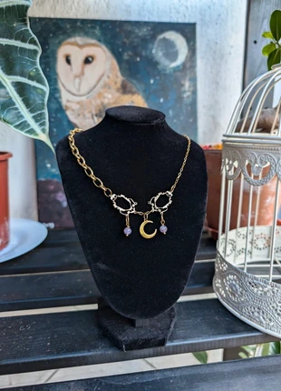 Collier lune, marca: COQUETTE, estado: Nuevo sin etiquetas, 12,00 €, 13,30 € Protección al comprador incluida