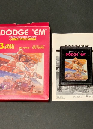 Dodge ‘Em gioco + box + libretto per Atari, brand: Atari, condizioni: Buone, €20.00, €21.70 include la Protezione acquisti