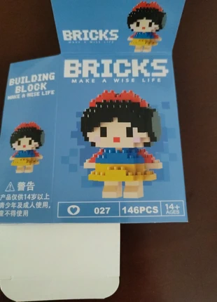 Bricks figurine a construire , blanche neige, brand: Bricks, condition: New without tags, size: 14 years / 164 cm, €5.00, €5.95 includes Buyer Protection