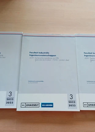 Cursus Technische installaties en EPB, état: Bon état, 7,00 €, 8,05 € Protection acheteurs incluse