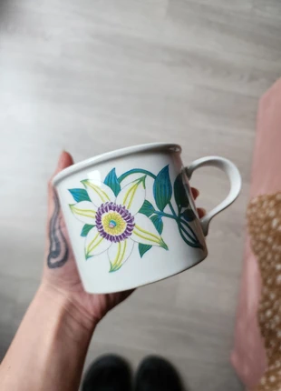 Tasse vintage fleurie, brand: COQUETTE, condition: Very good, €5.00, €5.95 includes Buyer Protection