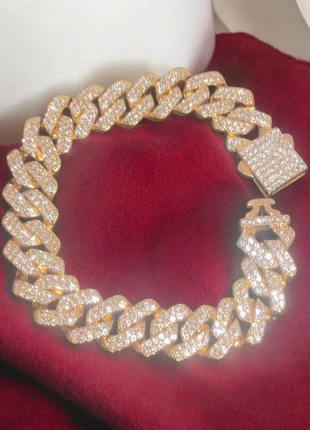 Bracelet cubain plaqué or, merk: Diamant, staat: Nieuw zonder prijskaartje, € 20,00, € 21,70 inclusief Kopersbescherming