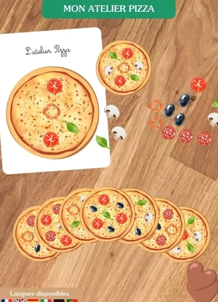 Mon atelier pizza 🍕, marke: jeu éducatif, zustand: Sehr gut, größe: Einheitsgröße, 4,90 €, 5,85 € beinhaltet Vinted-Käuferschutz Pro