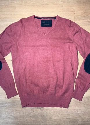 Pull col V rose chiné – IZAC Paris – Taille L, brand: IZAC, condition: Very good, size: L, €27.00, €29.05 includes Buyer Protection