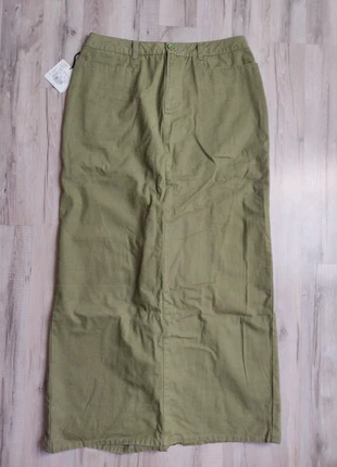 Jupe longue kaki chino vintage 90s deadstock , marke: Vintage, zustand: Neu, mit Etikett, größe: L / 40 / 12, 23,00 €, 24,85 € inklusive Vinted-Käuferschutz