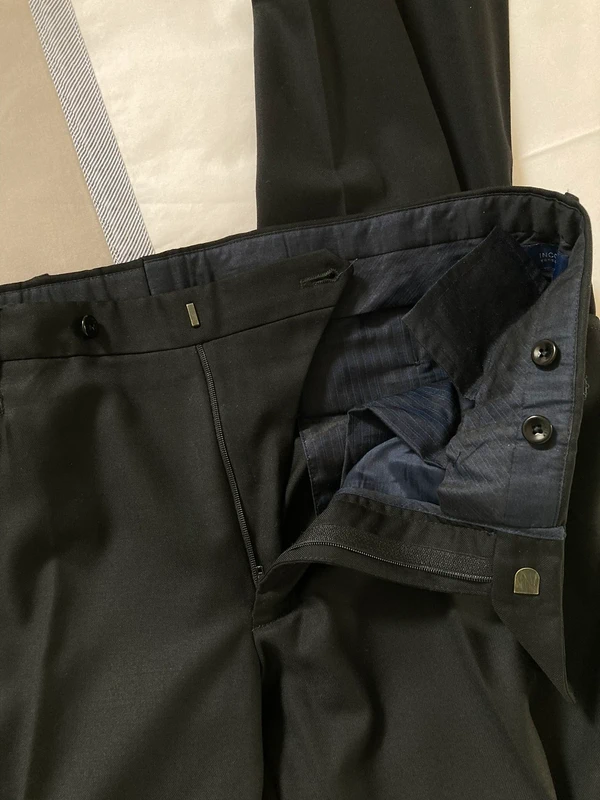 Sublime pantalon noir incotex || 100% laine || high comfort - photo numéro 6