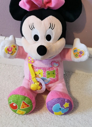 Peluche interactive Minnie - Ma poupée à cajoler - Disney