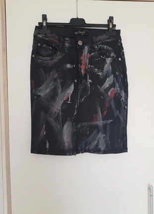 Jupe simili peinture. BS fashion jeans, marke: BS Fashion, zustand: Gut, größe: M / 38 / 10, 3,00 €, 3,85 € inklusive Vinted-Käuferschutz