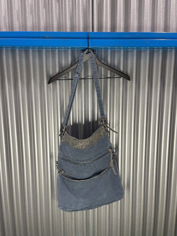 Denim Oversized Shoulder/Tote Bag 1