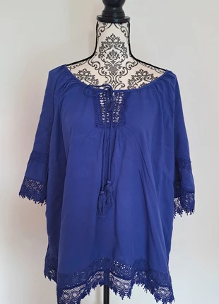 Blouse taille 56, merk: Bodyflirt, staat: Heel goed, maat: 8XL / 56 / 28, € 7,00, € 8,05 inclusief Kopersbescherming