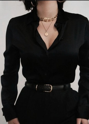 Chemise noire, brand: Dazy, condizioni: Ottime, taglia: S / IT 40 / EU 36, €8.00, €9.10 include la Protezione acquisti