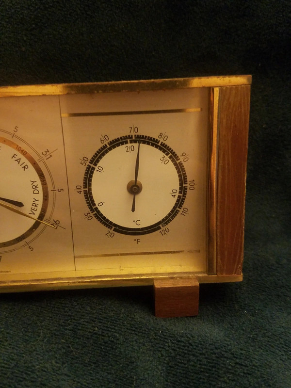 Tabletop Barometer Hygro 3 Graphs Germany 5